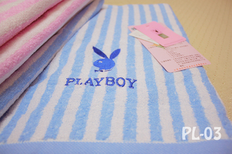 PLAY BOY彩條吸水浴巾 PL-03