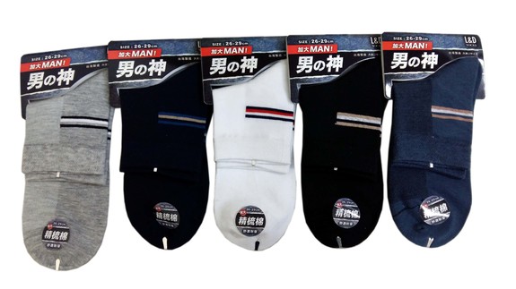 男神新潮休閒襪--線網  M7159-9